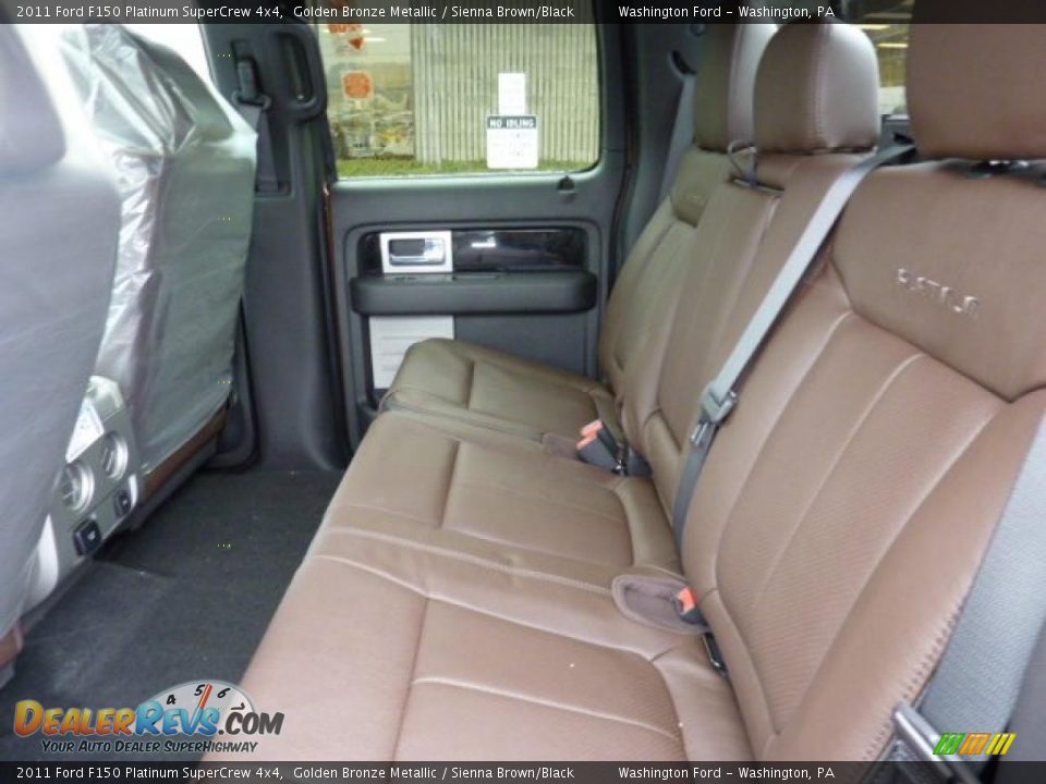 Sienna Brown/Black Interior - 2011 Ford F150 Platinum SuperCrew 4x4 Photo #14