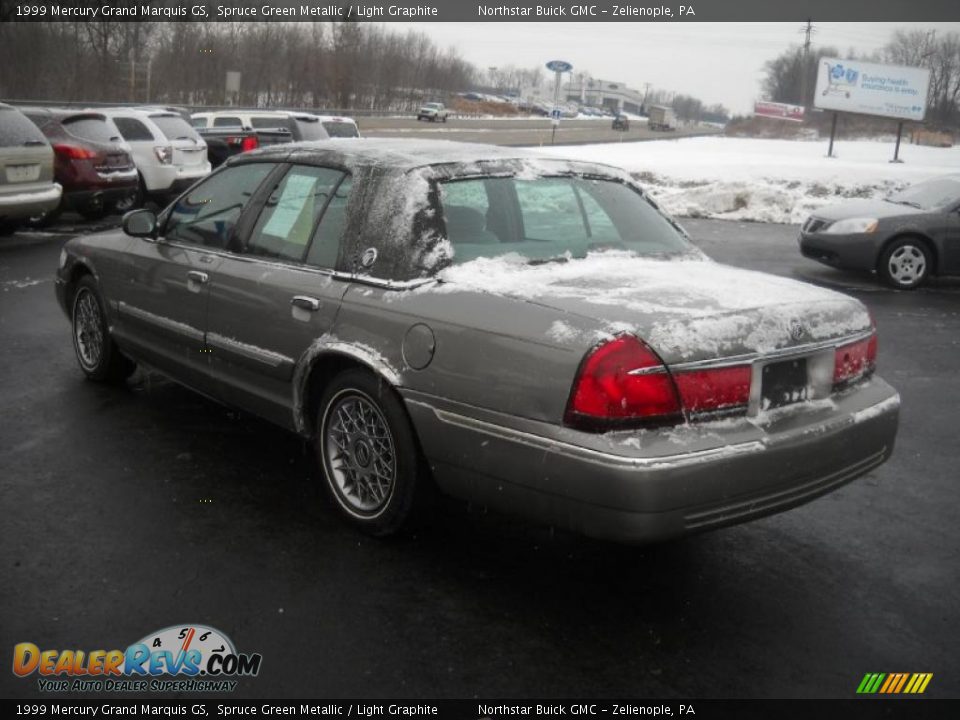 1999 Mercury Grand Marquis GS Spruce Green Metallic / Light Graphite Photo #5