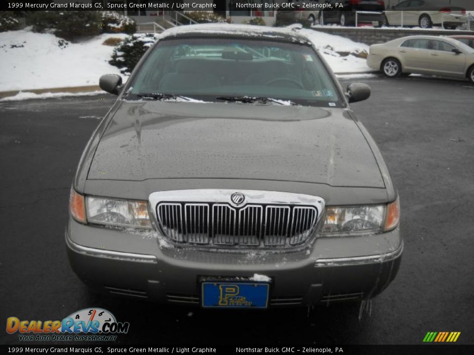 1999 Mercury Grand Marquis GS Spruce Green Metallic / Light Graphite Photo #10