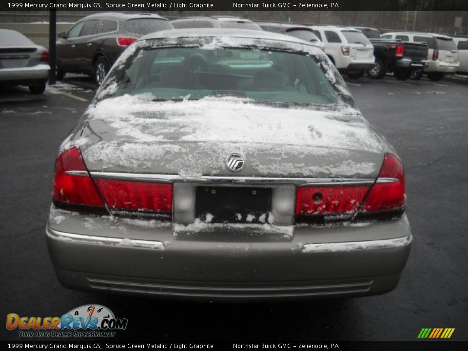 1999 Mercury Grand Marquis GS Spruce Green Metallic / Light Graphite Photo #11