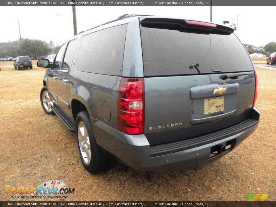 2008 Chevrolet Suburban 1500 LTZ Blue Granite Metallic / Light Cashmere/Ebony Photo #18