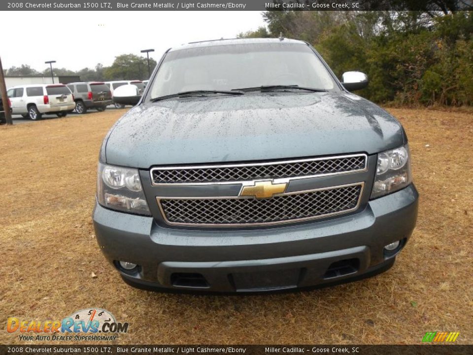 2008 Chevrolet Suburban 1500 LTZ Blue Granite Metallic / Light Cashmere/Ebony Photo #21