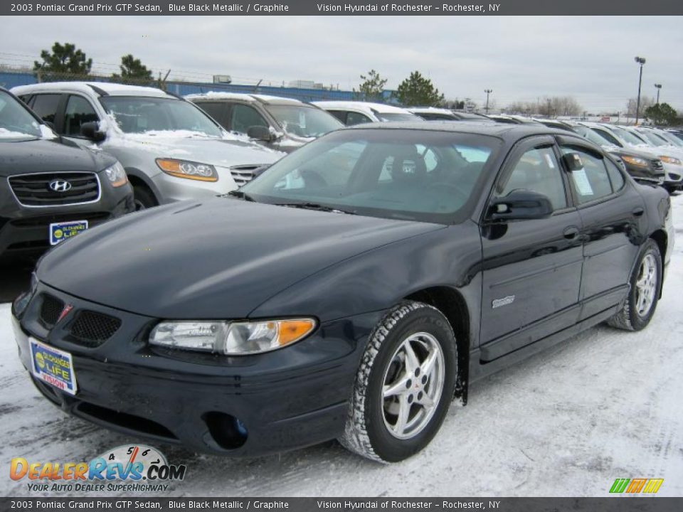 Front 3/4 View of 2003 Pontiac Grand Prix GTP Sedan Photo #1