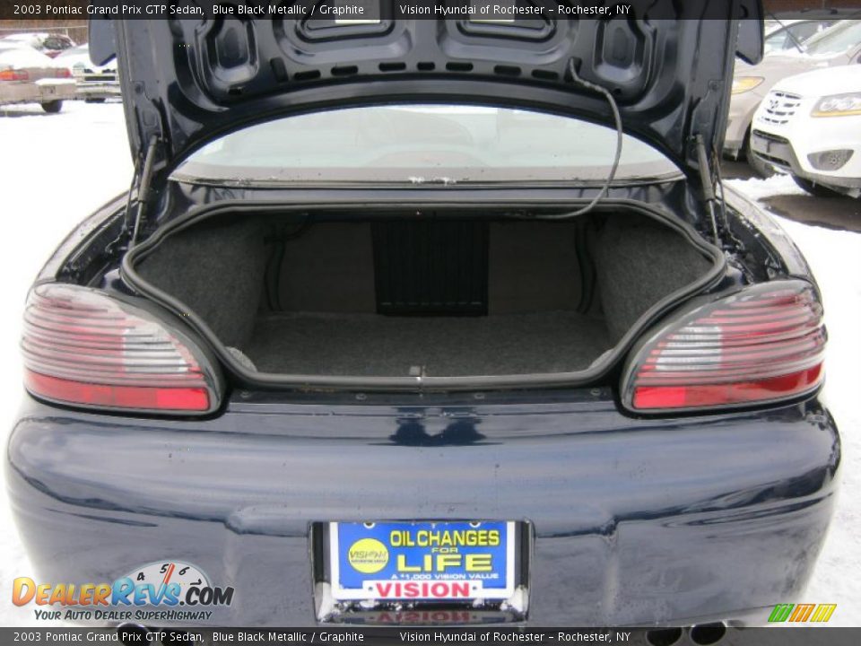 2003 Pontiac Grand Prix GTP Sedan Blue Black Metallic / Graphite Photo #6