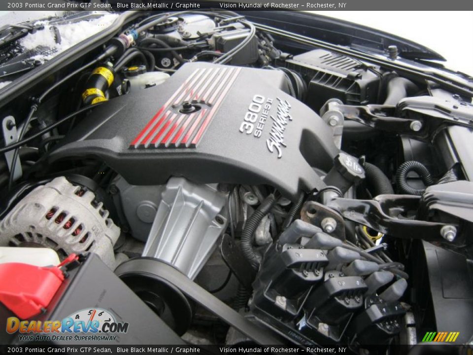 2003 Pontiac Grand Prix GTP Sedan 3.8 Liter Supercharged OHV 12-Valve V6 Engine Photo #14