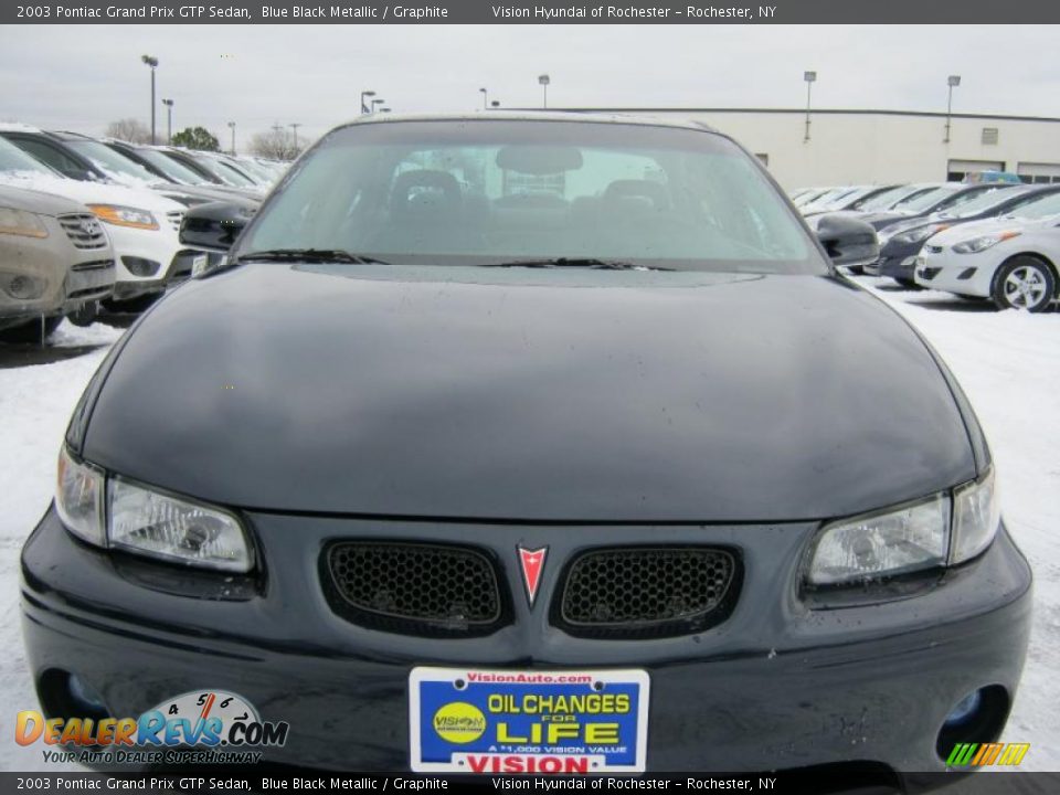 2003 Pontiac Grand Prix GTP Sedan Blue Black Metallic / Graphite Photo #20