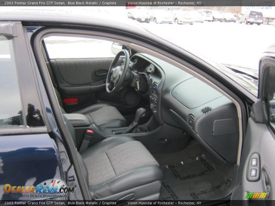 Graphite Interior - 2003 Pontiac Grand Prix GTP Sedan Photo #22