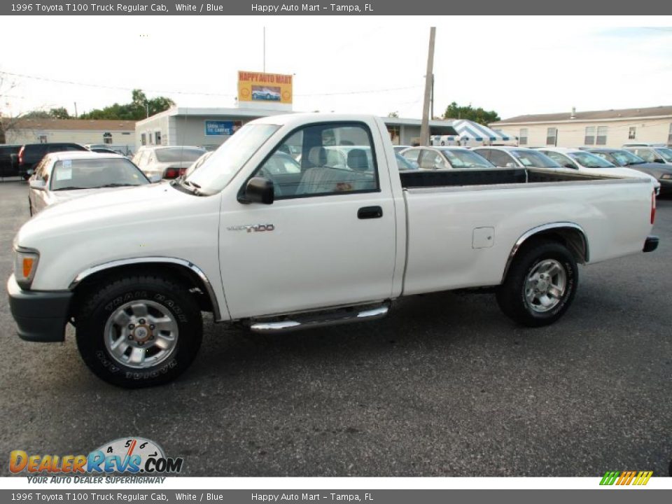 White 1996 Toyota T100 Truck Regular Cab Photo #6