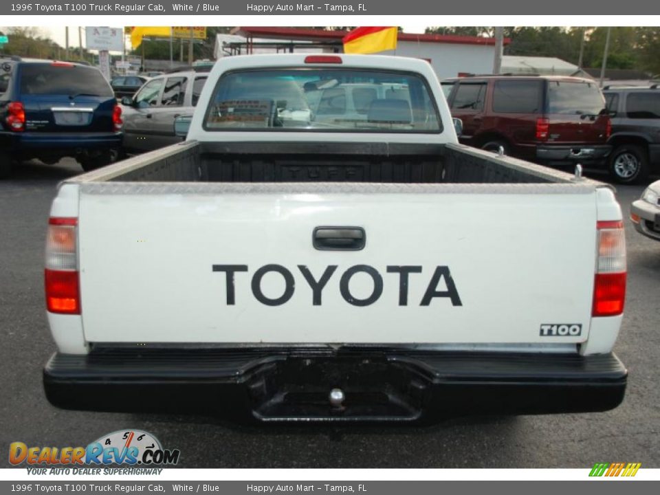 1996 Toyota T100 Truck Regular Cab White / Blue Photo #11