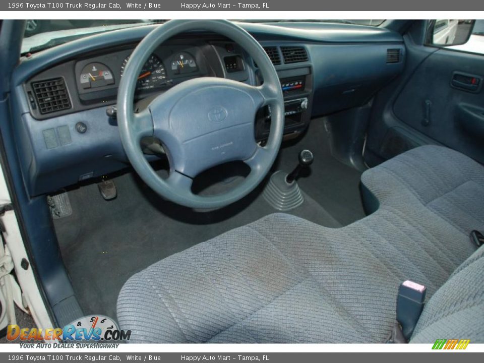 Blue Interior - 1996 Toyota T100 Truck Regular Cab Photo #13