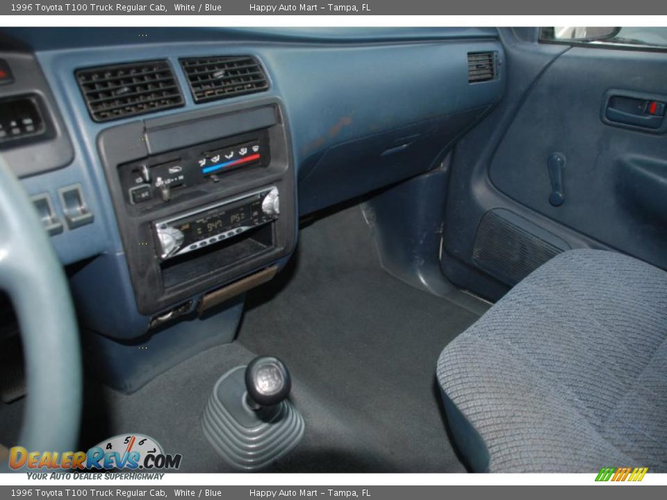 Blue Interior - 1996 Toyota T100 Truck Regular Cab Photo #15