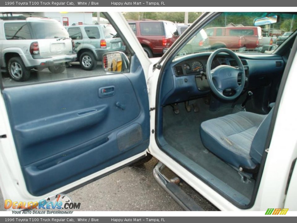 Blue Interior - 1996 Toyota T100 Truck Regular Cab Photo #18