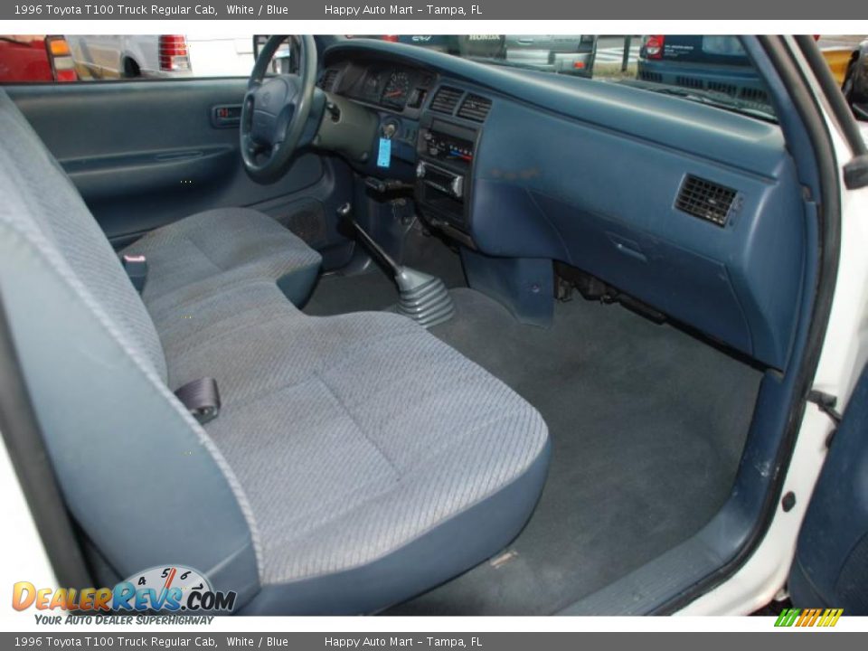 Blue Interior - 1996 Toyota T100 Truck Regular Cab Photo #20