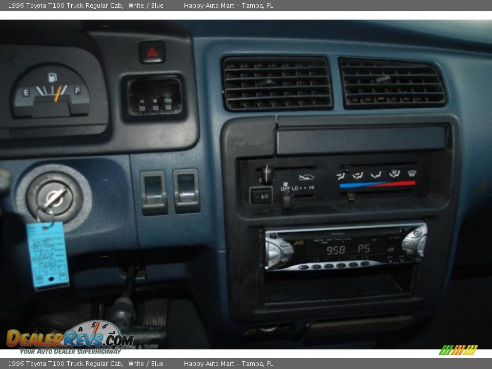 1996 Toyota T100 Truck Regular Cab White / Blue Photo #22