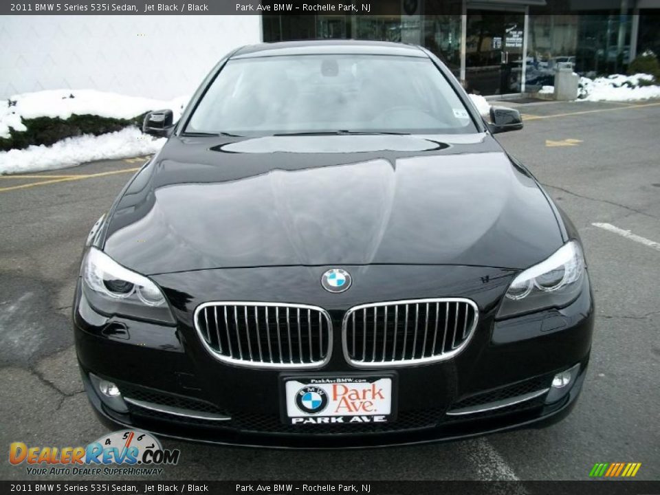 2011 BMW 5 Series 535i Sedan Jet Black / Black Photo #2