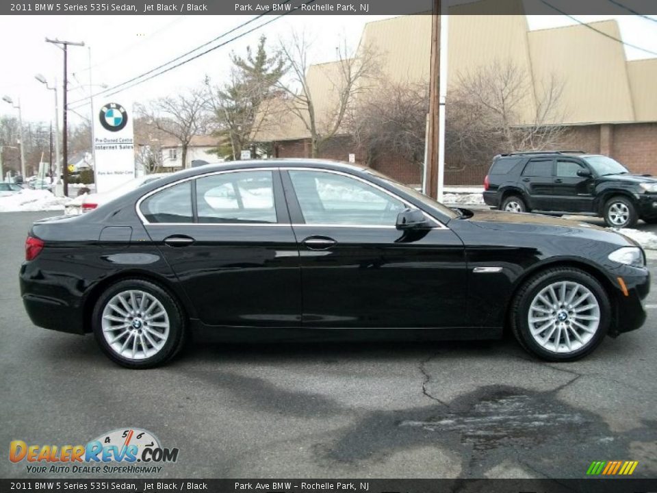 Jet Black 2011 BMW 5 Series 535i Sedan Photo #4