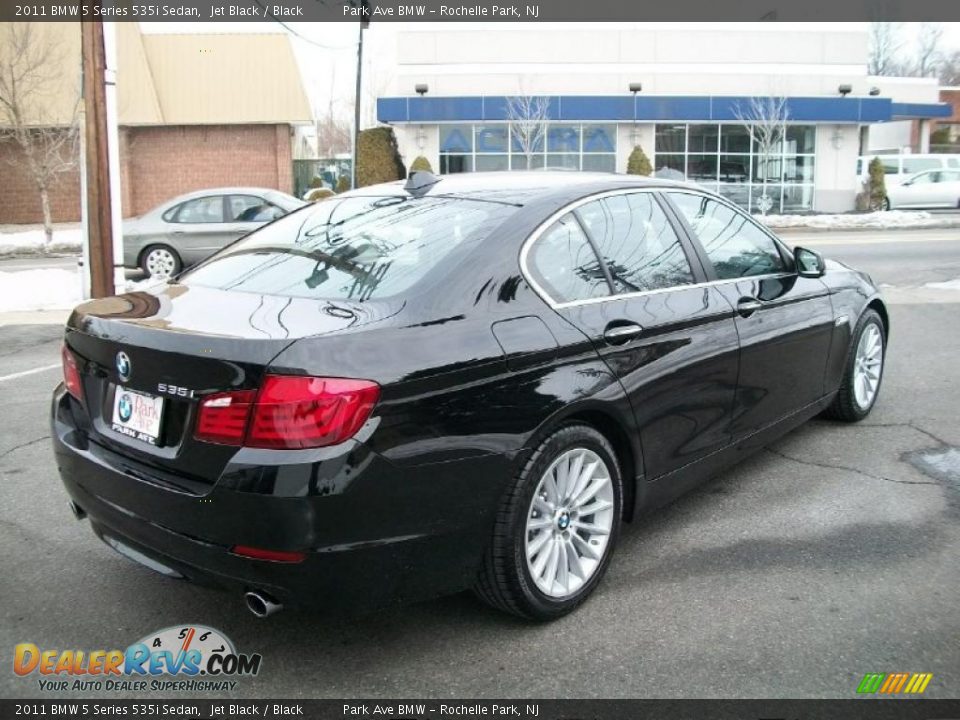 Jet Black 2011 BMW 5 Series 535i Sedan Photo #5
