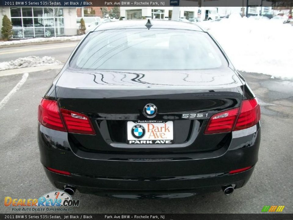 Jet Black 2011 BMW 5 Series 535i Sedan Photo #6