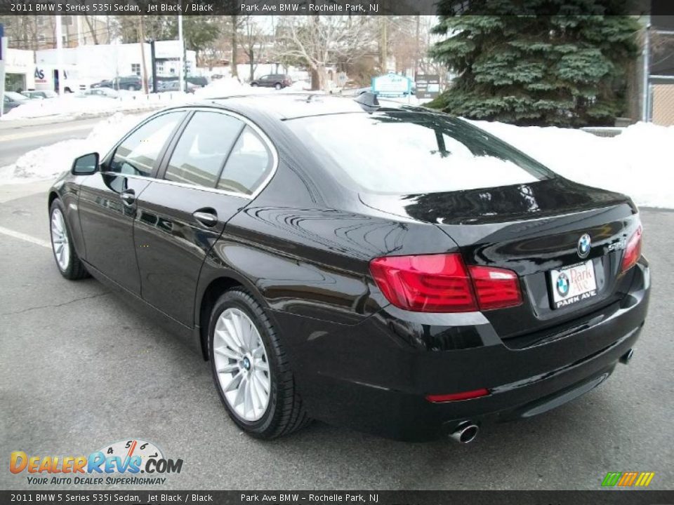 Jet Black 2011 BMW 5 Series 535i Sedan Photo #7