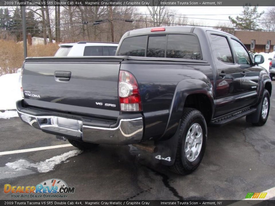 2009 Toyota Tacoma V6 SR5 Double Cab 4x4 Magnetic Gray Metallic / Graphite Gray Photo #4