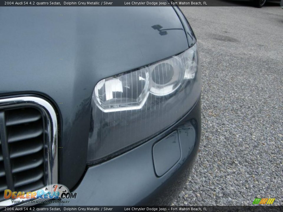 2004 Audi S4 4.2 quattro Sedan Dolphin Grey Metallic / Silver Photo #9