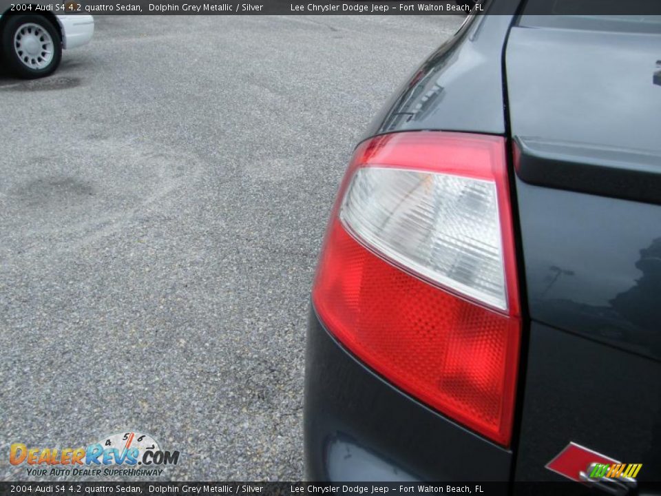 2004 Audi S4 4.2 quattro Sedan Dolphin Grey Metallic / Silver Photo #10