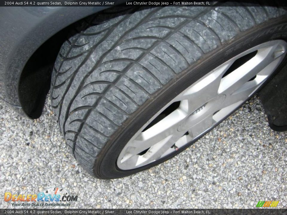 2004 Audi S4 4.2 quattro Sedan Dolphin Grey Metallic / Silver Photo #12