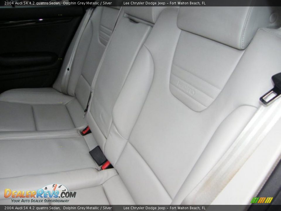 Silver Interior - 2004 Audi S4 4.2 quattro Sedan Photo #21