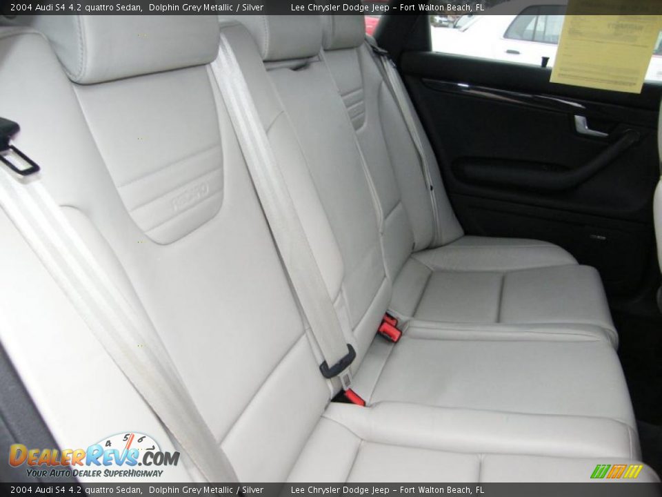 2004 Audi S4 4.2 quattro Sedan Dolphin Grey Metallic / Silver Photo #25