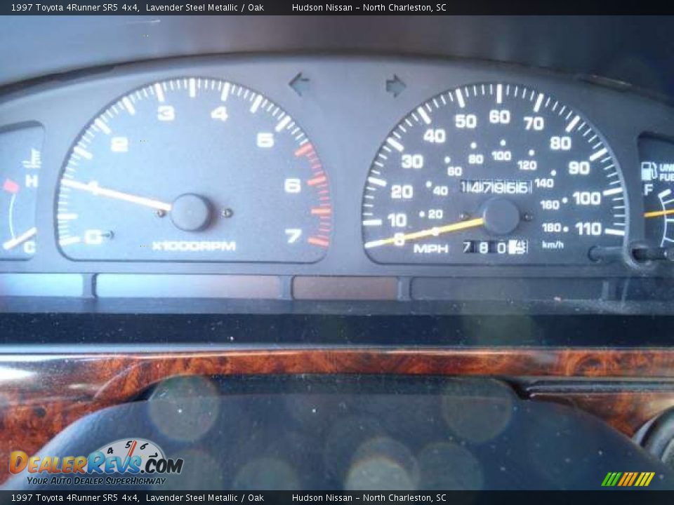 1997 Toyota 4Runner SR5 4x4 Lavender Steel Metallic / Oak Photo #8