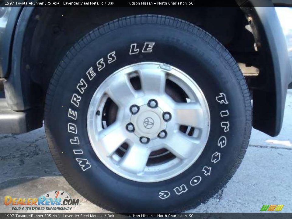 1997 Toyota 4Runner SR5 4x4 Lavender Steel Metallic / Oak Photo #10