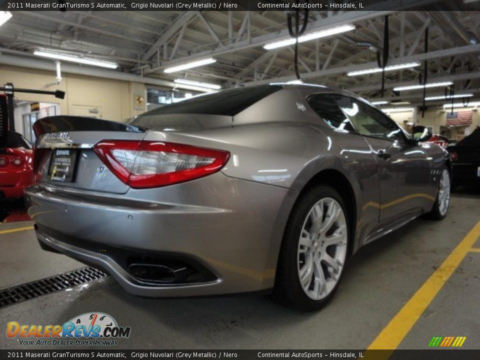 2011 Maserati GranTurismo S Automatic Grigio Nuvolari (Grey Metallic) / Nero Photo #2