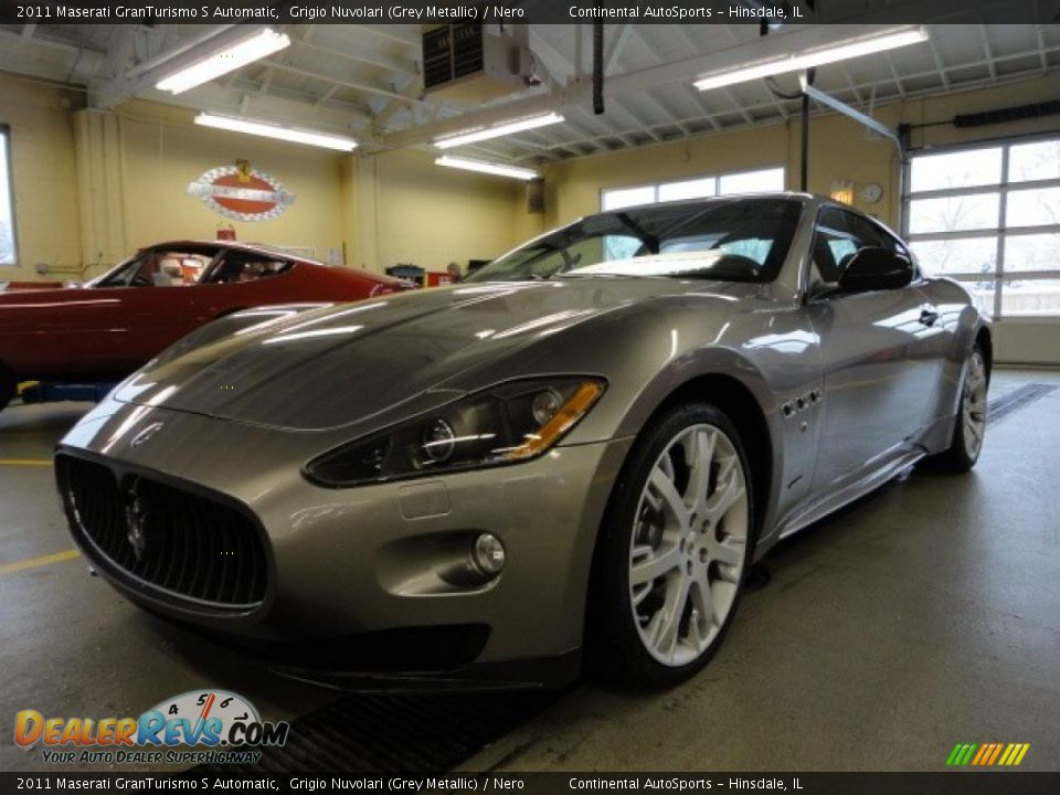 2011 Maserati GranTurismo S Automatic Grigio Nuvolari (Grey Metallic) / Nero Photo #9