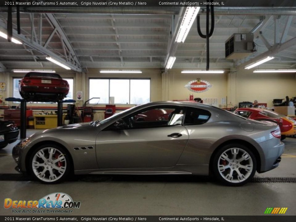 2011 Maserati GranTurismo S Automatic Grigio Nuvolari (Grey Metallic) / Nero Photo #10