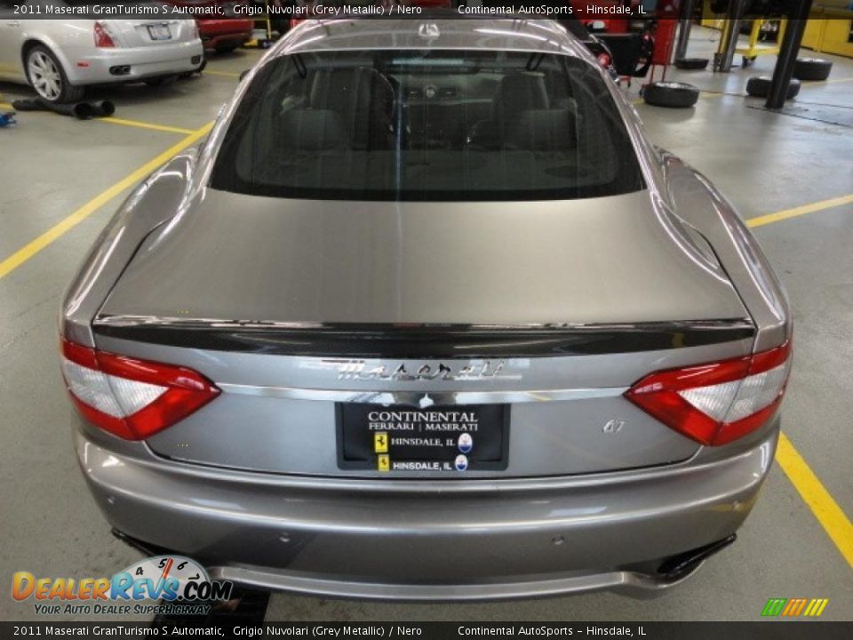 2011 Maserati GranTurismo S Automatic Grigio Nuvolari (Grey Metallic) / Nero Photo #12