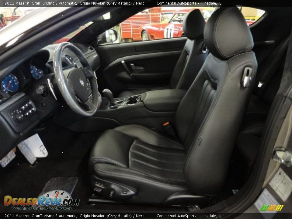 Nero Interior - 2011 Maserati GranTurismo S Automatic Photo #18