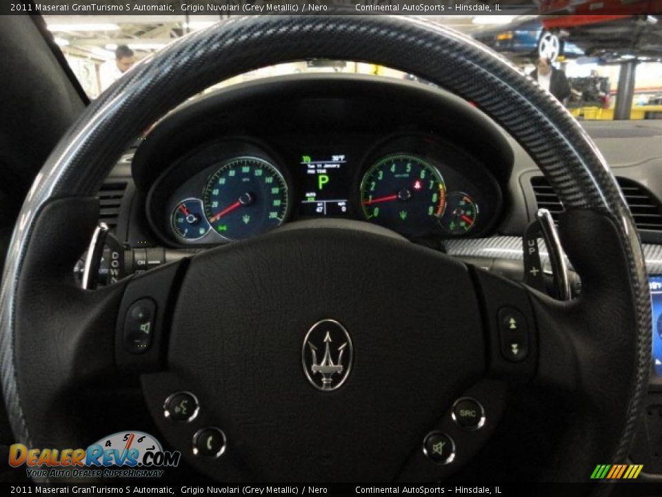 2011 Maserati GranTurismo S Automatic Steering Wheel Photo #20