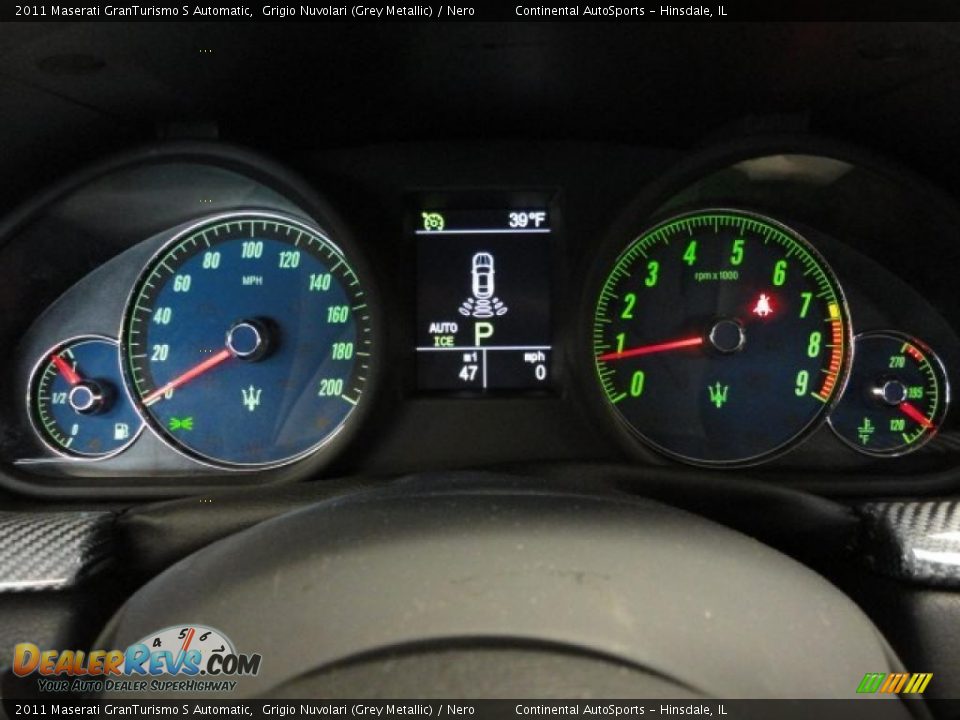 2011 Maserati GranTurismo S Automatic Gauges Photo #21