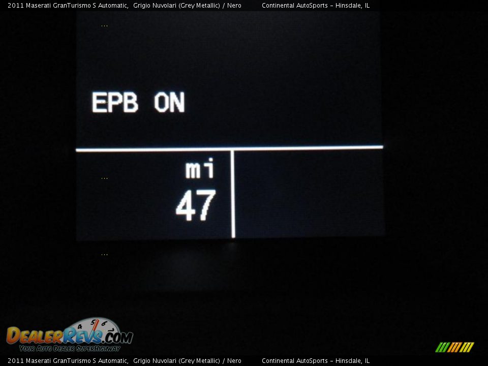 2011 Maserati GranTurismo S Automatic Grigio Nuvolari (Grey Metallic) / Nero Photo #22