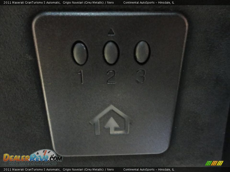 2011 Maserati GranTurismo S Automatic Grigio Nuvolari (Grey Metallic) / Nero Photo #34