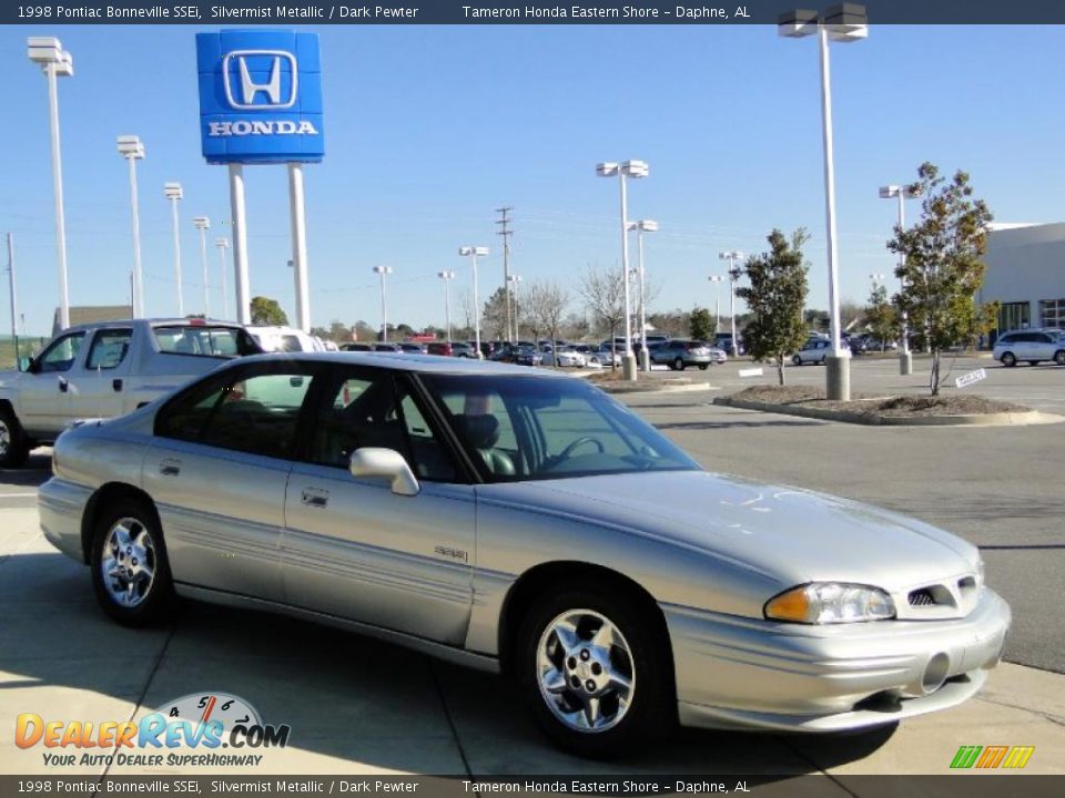 1998 Pontiac Bonneville SSEi Silvermist Metallic / Dark Pewter Photo #3