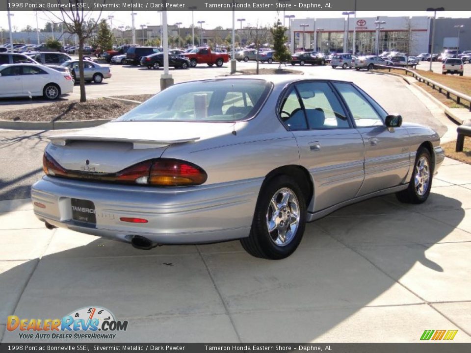 1998 Pontiac Bonneville SSEi Silvermist Metallic / Dark Pewter Photo #5