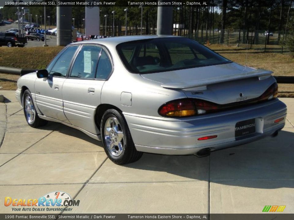 1998 Pontiac Bonneville SSEi Silvermist Metallic / Dark Pewter Photo #6