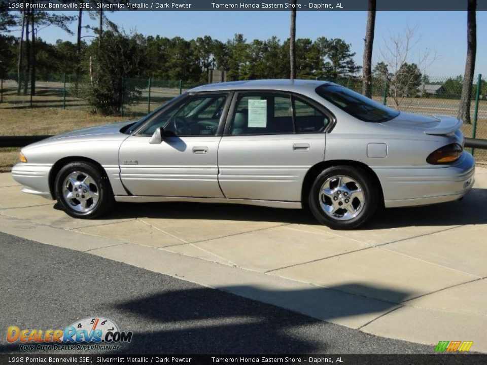 1998 Pontiac Bonneville SSEi Silvermist Metallic / Dark Pewter Photo #7