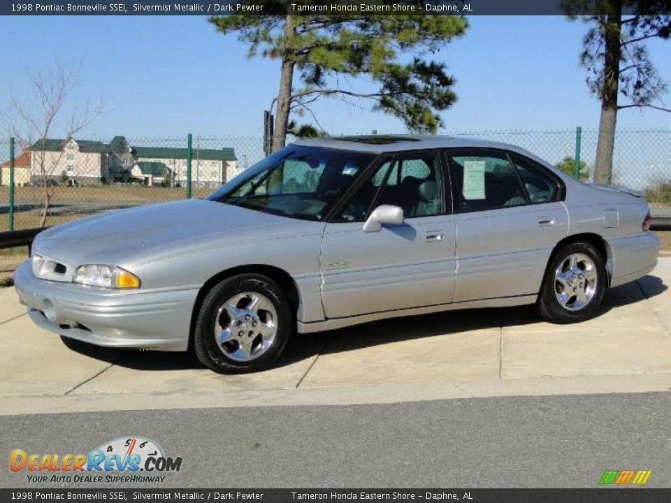 1998 Pontiac Bonneville SSEi Silvermist Metallic / Dark Pewter Photo #9