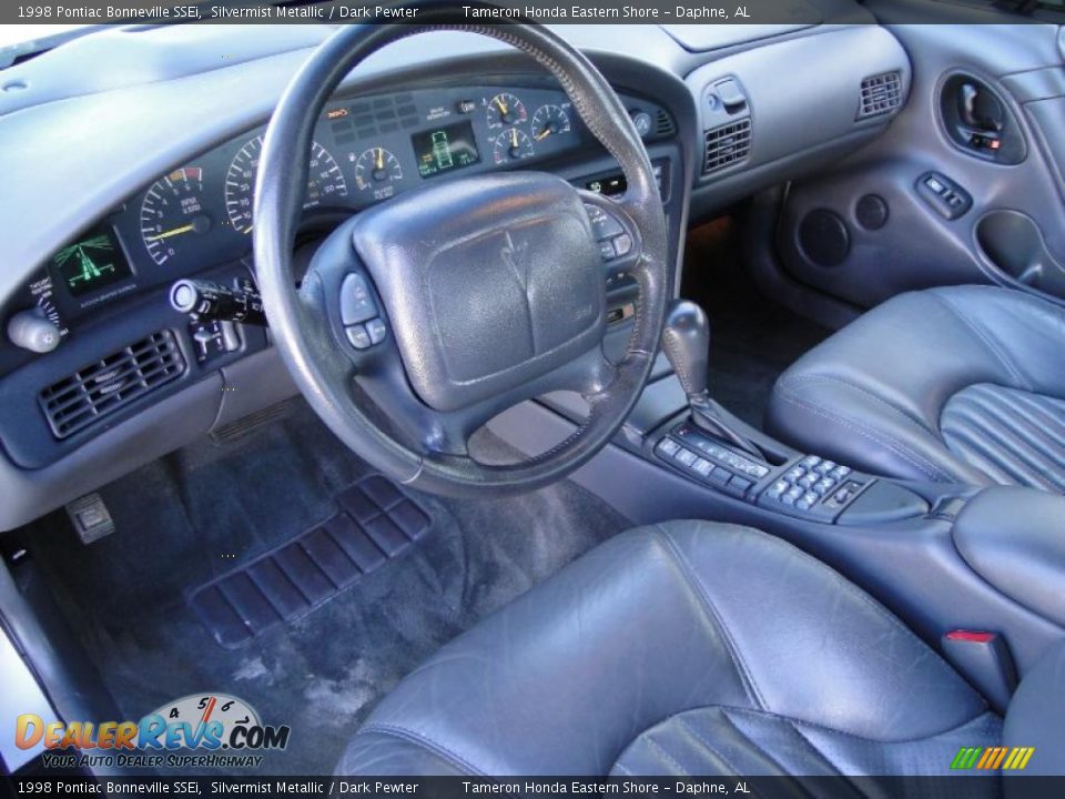 Dark Pewter Interior - 1998 Pontiac Bonneville SSEi Photo #13