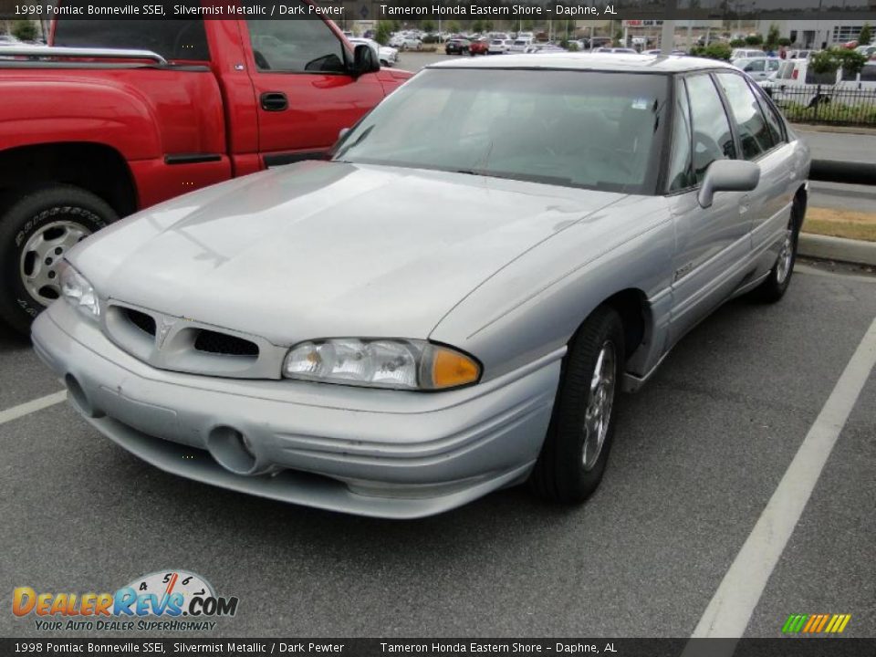 1998 Pontiac Bonneville SSEi Silvermist Metallic / Dark Pewter Photo #32