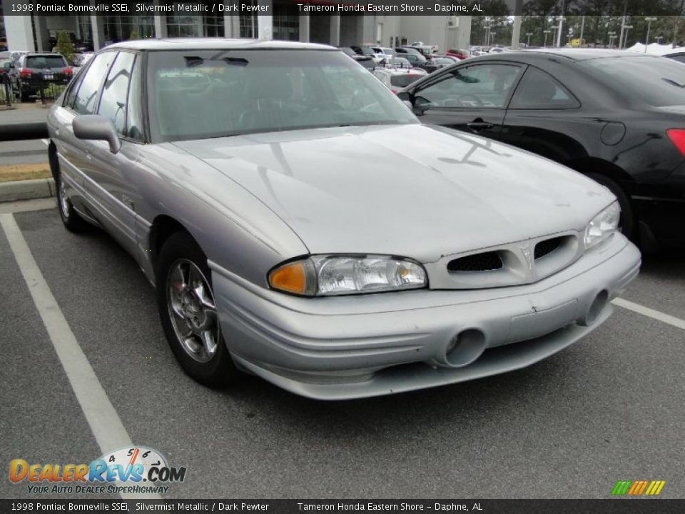 1998 Pontiac Bonneville SSEi Silvermist Metallic / Dark Pewter Photo #33