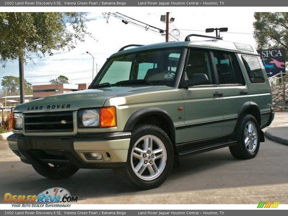 2002 Land Rover Discovery II SE Vienna Green Pearl / Bahama Beige Photo #2