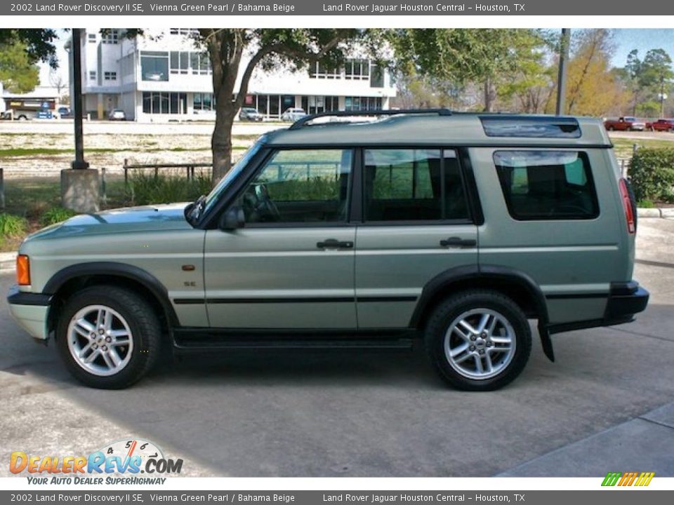 2002 Land Rover Discovery II SE Vienna Green Pearl / Bahama Beige Photo #8